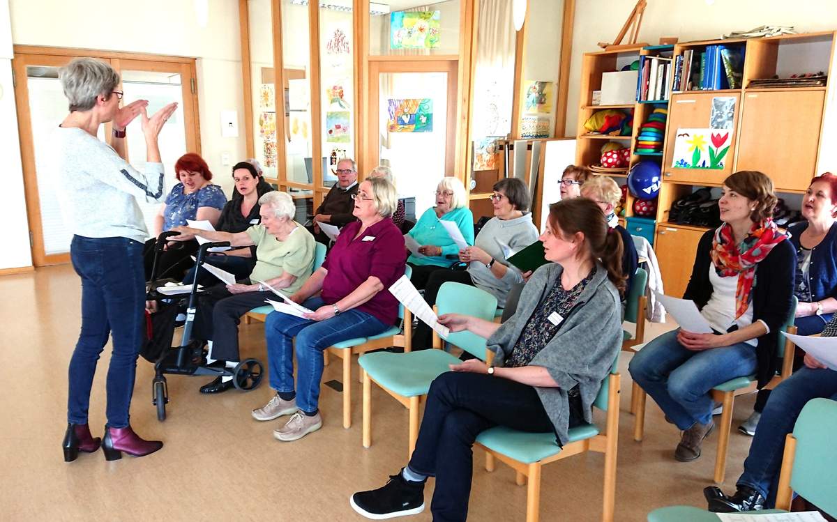 Weichen gestellt für das Projekt "Singendes Altenheim"